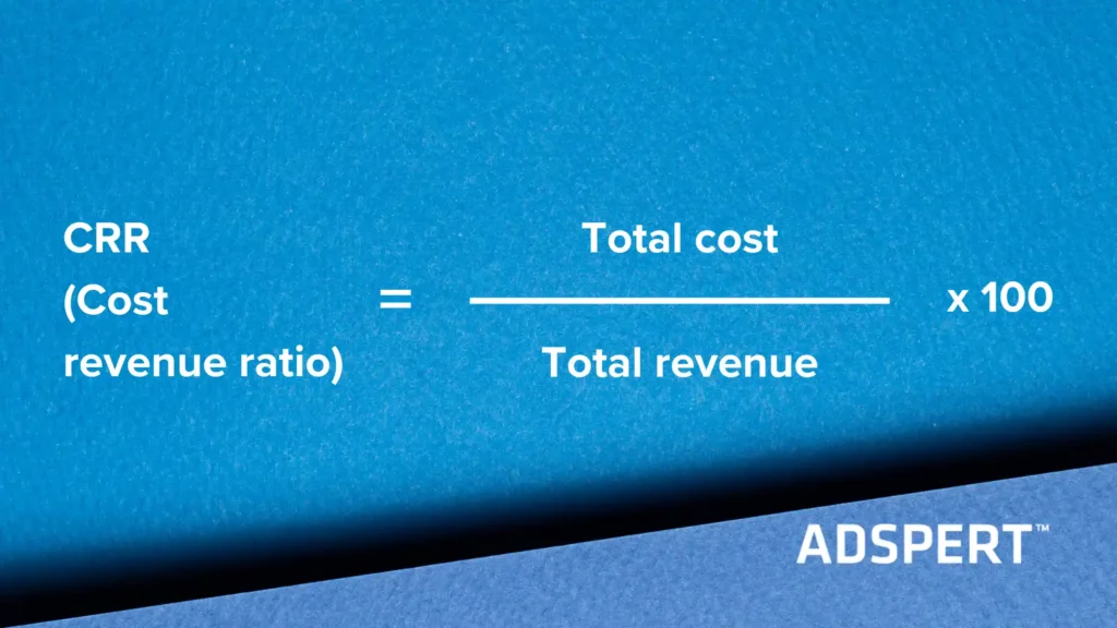 cost revenue ratio CRR