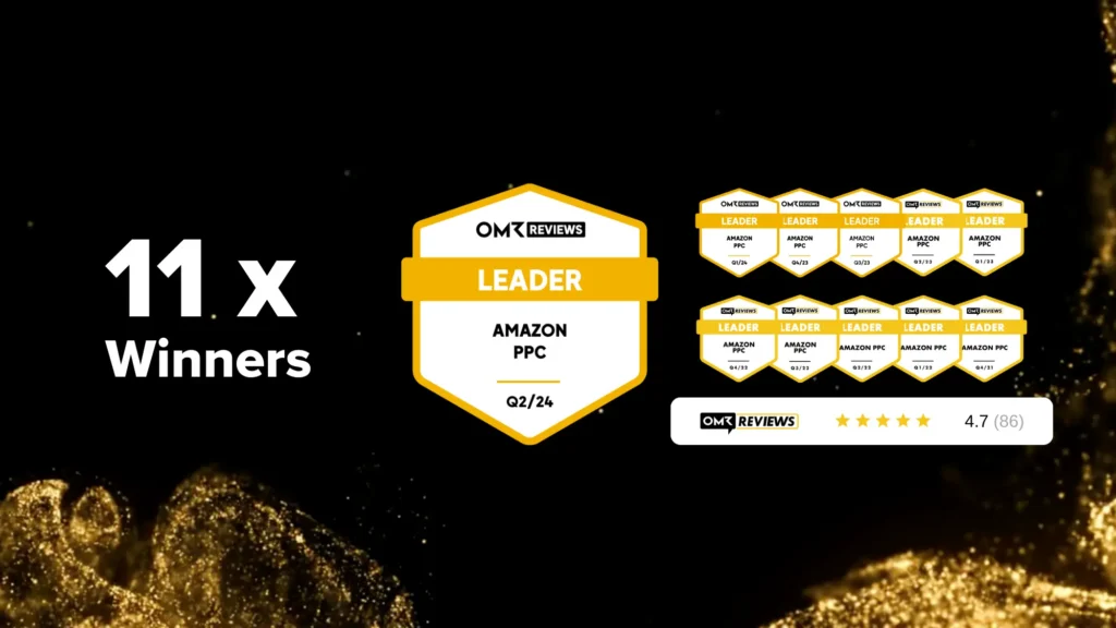 OMR Reviews awarded Adspert with Amazon PPC Leader badge for the 11th consecutive time