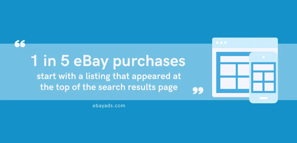 1 in 5 eBay purchases - quote