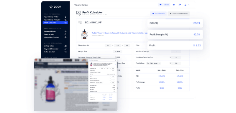 Zoof FBA Calculator