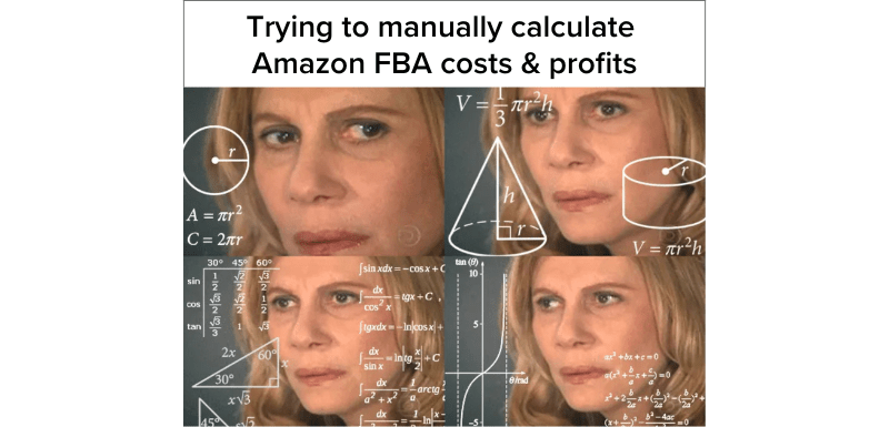 Calculate Amazon costs and profits