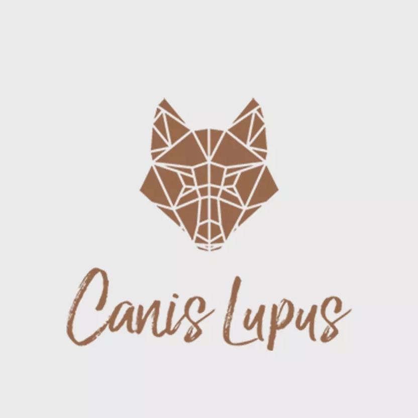 canis lupus logo square