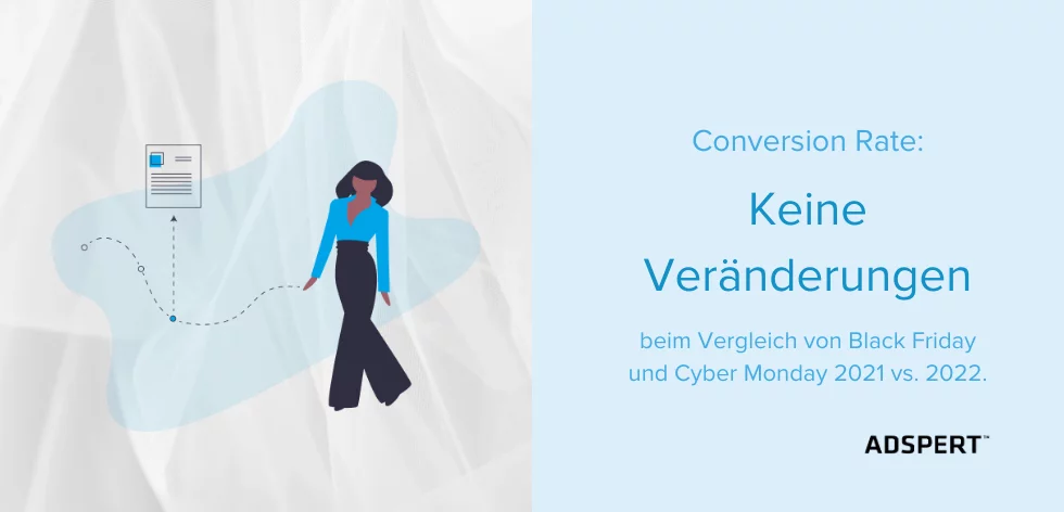 Conversion Rate um den Amazon Black Friday und Cyber Monday 2022 blieb stabil