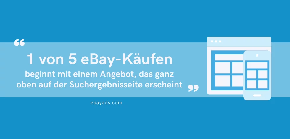 1 von 5 eBay-Käufen - Zitat