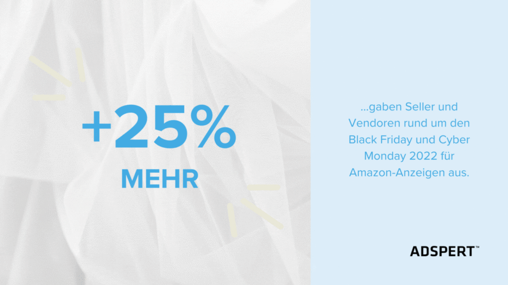 Amazon Seller und Vendoren gaben 25 Prozent mehr für Amazon Ads rund um die Cyber Week 2022 aus